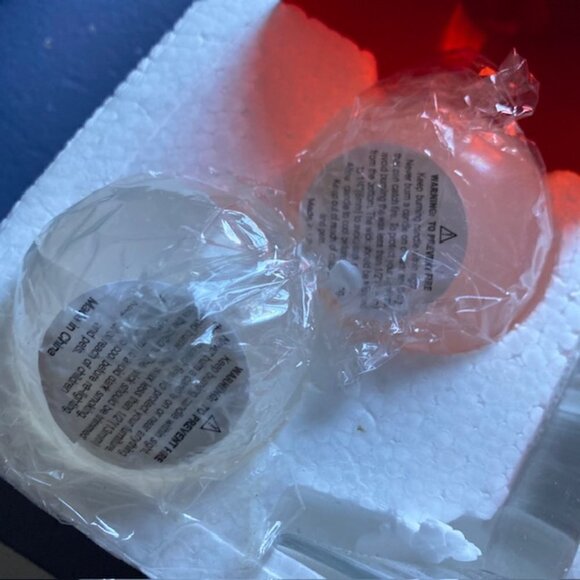 Holiday Time 5 Glass Set with Ball Candles, NIB - Picture 3 of 6